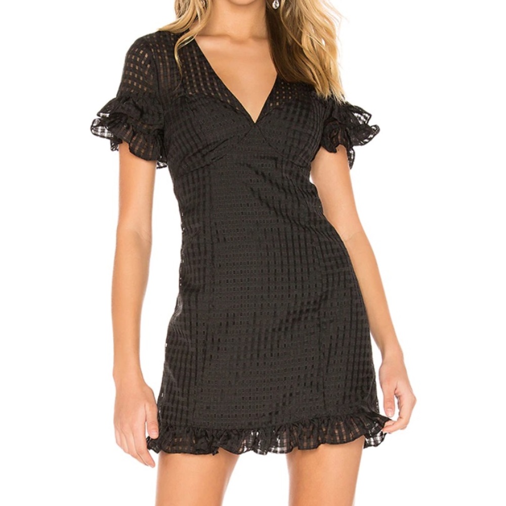 BCBG Generation. Black fit flare dress. NWT.